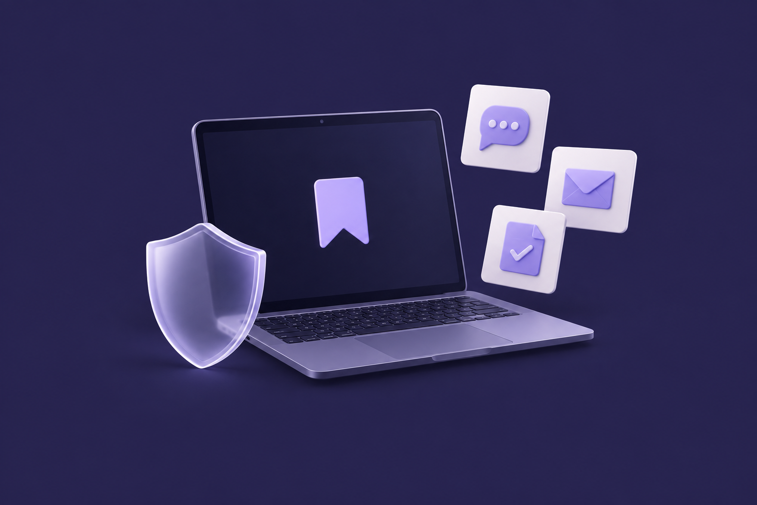 Concept illustration of work memory held close to a personal device
